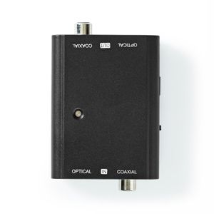 Nedis Digitale Audioconverter | 2-wegs | Manueel | Zwart | 1 stuks - ACON2507BK ACON2507BK