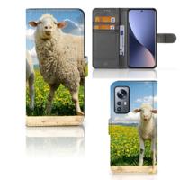 Xiaomi 12 | 12X | Telefoonhoesje | Met pasjeshouder | Schaap en Lammetje