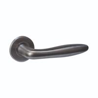 Intersteel Deurkruk Q 03 op rozet verdekt ø52x6mm PVD Antraciet