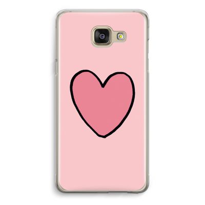Hartje: Samsung Galaxy A5 (2016) Transparant Hoesje
