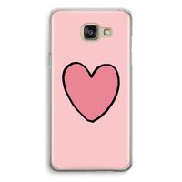 Hartje: Samsung Galaxy A5 (2016) Transparant Hoesje