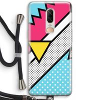 Pop Art #3: OnePlus 6 Transparant Hoesje met koord