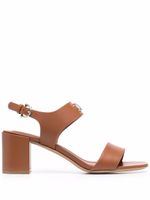 Ferragamo sandales Gancini 55 mm - Marron