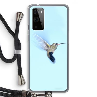 Kolibri: OnePlus 9 Pro Transparant Hoesje met koord