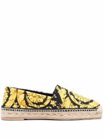 Versace espadrilles à imprimé Barocco - Jaune