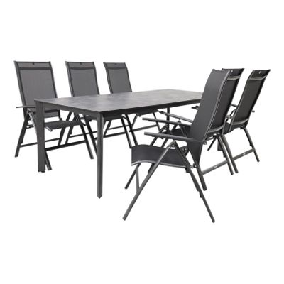 Kettler Edge/Legato 220 cm. tuinset - 7-delig verstelbaar