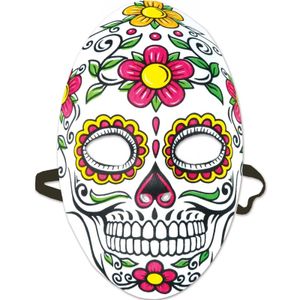 Day of the Dead sugarskull Halloween gezichtsmasker voor dames