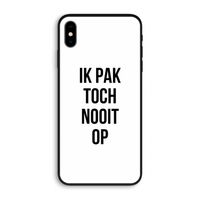 Ik pak nooit op: iPhone XS Max Biologisch afbreekbaar hoesje