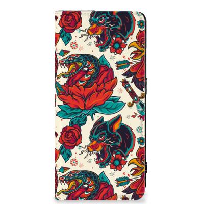 Stand Case voor OPPO Reno8 Pro Old Skool Stand Case voor OPPO Reno8 Pro Old Skool