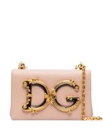 Dolce & Gabbana sac porté épaule DG Girls - Rose