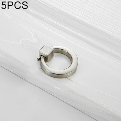 5 stuks 4201 draad tekening enkel gat zink legering ring ronde handvat voor kabinet garderobe lade deur