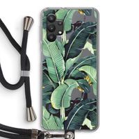 Bananenbladeren: Samsung Galaxy A32 5G Transparant Hoesje met koord