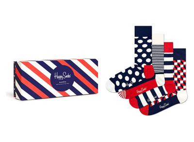 Happy Socks Classic - Gift Set - Maat 36-40 - 4 paar