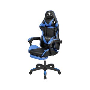 Krüger&Matz GX-150 game stoel - gaming chair - gamingstoel - zwart / blauw