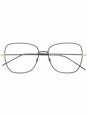 BOSS lunettes de vue à monture oversize - Noir