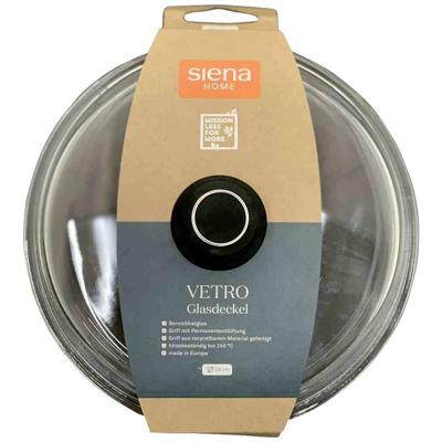 Siena HOME N01437 Glazen deksel Vetro 28 cm.
