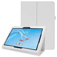 Lenovo Tab E10 Tablet Hoes Wit met Standaard