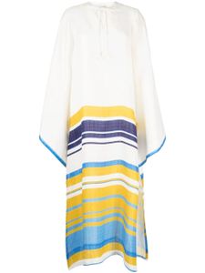 Bambah Moza linen kaftan - Multicolore