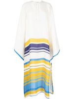 Bambah Moza linen kaftan - Multicolore