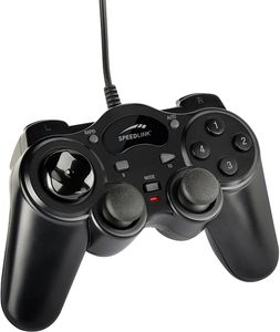 SPEEDLINK THUNDERSTRIKE Zwart USB Gamepad Analoog/digitaal PC