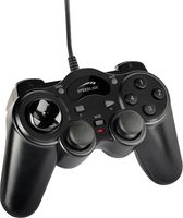 SPEEDLINK THUNDERSTRIKE Zwart USB Gamepad Analoog/digitaal PC - thumbnail