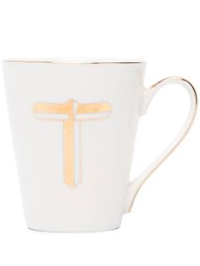 Bitossi Home tasse Letter-T en porcelaine - Blanc