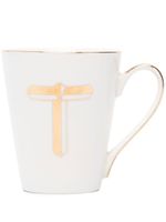 Bitossi Home tasse Letter-T en porcelaine - Blanc - thumbnail