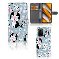 Poco F3 | Xiaomi Mi 11i | Telefoonhoesje | Met pasjeshouder | Hondjes