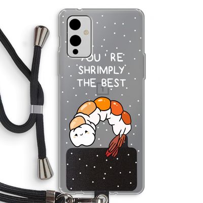 You're Shrimply The Best: OnePlus 9 Transparant Hoesje met koord