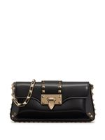 Valentino Garavani sac porté épaule Rockstud en cuir - Noir