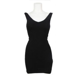 Guess - Lacey Double V Dress - zwart/black