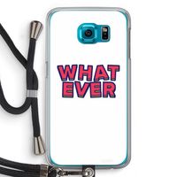 Whatever: Samsung Galaxy S6 Transparant Hoesje met koord