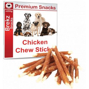 Brekz Premium Chicken Chew Sticks 200 gram 12 x 200 g