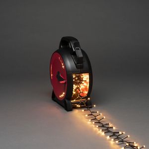 Konstsmide 3846-800 decoratieve verlichting Lichtdecoratie ketting Zwart, Rood 600 lampen Witgloeiend 0,01 W F