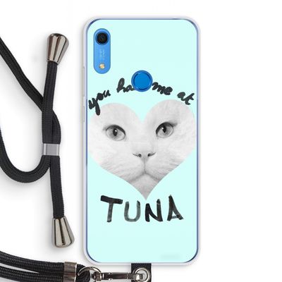 You had me at tuna: Huawei Y6s Transparant Hoesje met koord