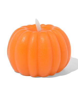 HEMA Led Kaars 11.5x7.7cm Pompoen (oranje)