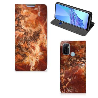 OPPO A53 | A53s | Standcase | Marmer Bruin