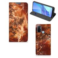 OPPO A53 | A53s | Standcase | Marmer Bruin