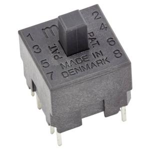 MEC 1545109 Unimec Series Schakelaar 120 V 250 mA Moment (l x b x h) 12.60 x 12.60 x 15.70 mm IP54 1 stuk(s)