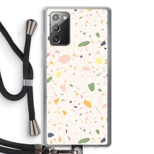 Terrazzo N°21: Samsung Galaxy Note 20 / Note 20 5G Transparant Hoesje met koord