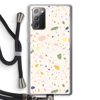 Terrazzo N°21: Samsung Galaxy Note 20 / Note 20 5G Transparant Hoesje met koord