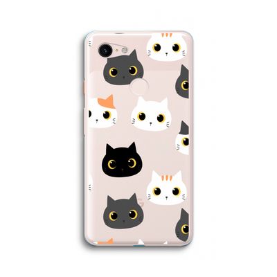 Katten: Google Pixel 3 XL Transparant Hoesje