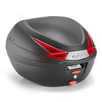 GIVI B330 Monolock Topkoffer, Topkoffers en zijkoffers voor de moto, rode reflectoren