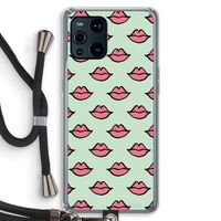 Lipjes: Oppo Find X3 Pro Transparant Hoesje met koord