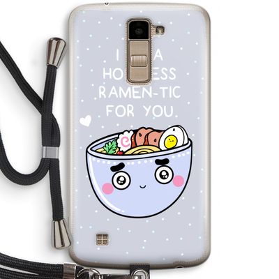 I'm A Hopeless Ramen-Tic For You: LG K10 (2016) Transparant Hoesje met koord