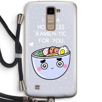 I'm A Hopeless Ramen-Tic For You: LG K10 (2016) Transparant Hoesje met koord