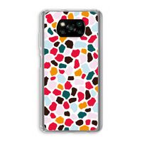 Colored Giraffe: Xiaomi Poco X3 Pro Transparant Hoesje