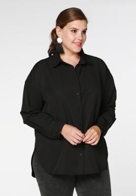 Yoek Blouse casual | Zwart | Maat 42/44
