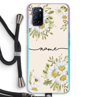 Daisies: Oppo A92 Transparant Hoesje met koord