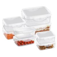 Plasticforte Vershoudbakjes set Classic - 8x stuks - vriezer en magnetron - kunststof - diverse mate